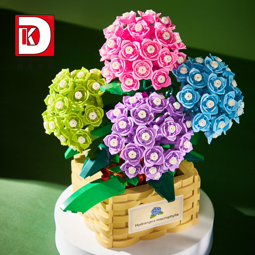 New Hydrangea Embroidery Baske - Plant Parent Yearly 评论和价格