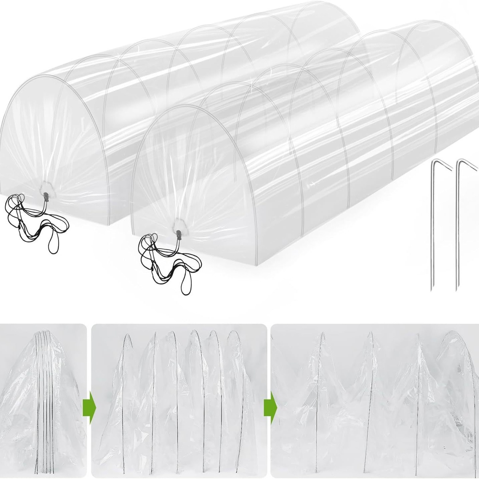 2 in 1 Greenhouse Tunnel Green - Plant Parent Kit 评论和价格