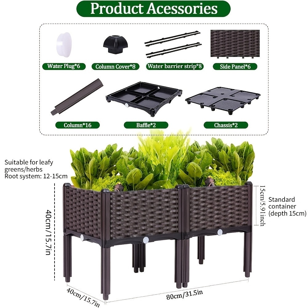 Garden Raised Bed, Elevated Fl - Plant Parenting 评论和价格