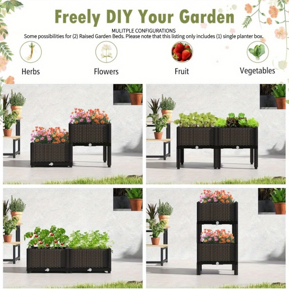 Garden Raised Bed, Elevated Fl - Plant Parenting 评论和价格
